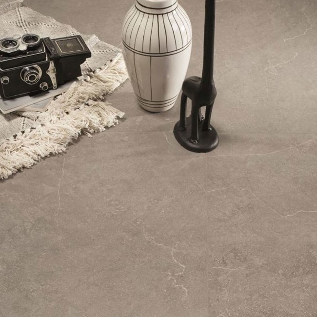 Duomo Grey 60x60cm Square Matt Porcelain Wall & Floor Tile