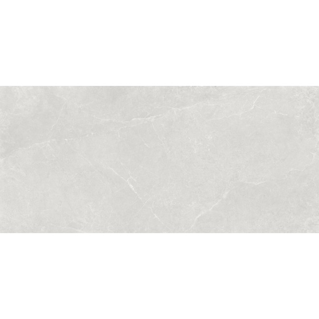 Storm A White 60x120cm Rectangular Matt Porcelain Wall and Floor Tile
