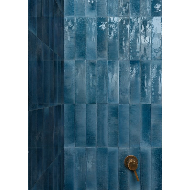 Mimosa China Blue 6x24 Rectangular Gloss Porcelain Wall & Floor Tile