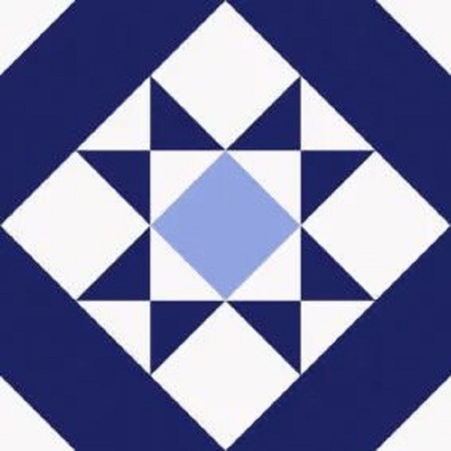 Design Blue 22 Square Matt Anti Slip...