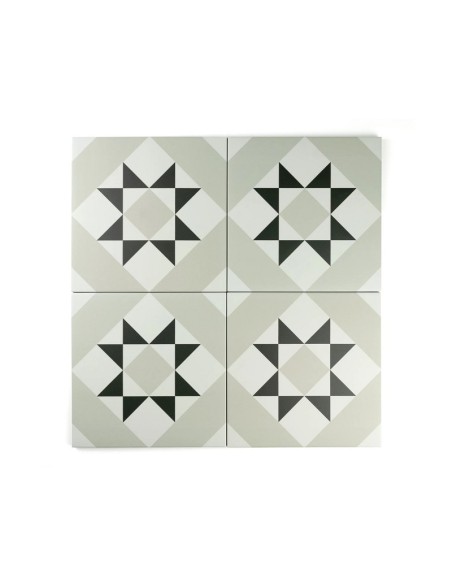 Design Grey 20 Square Matt Anti Slip Patterned Wall & Floor Tile