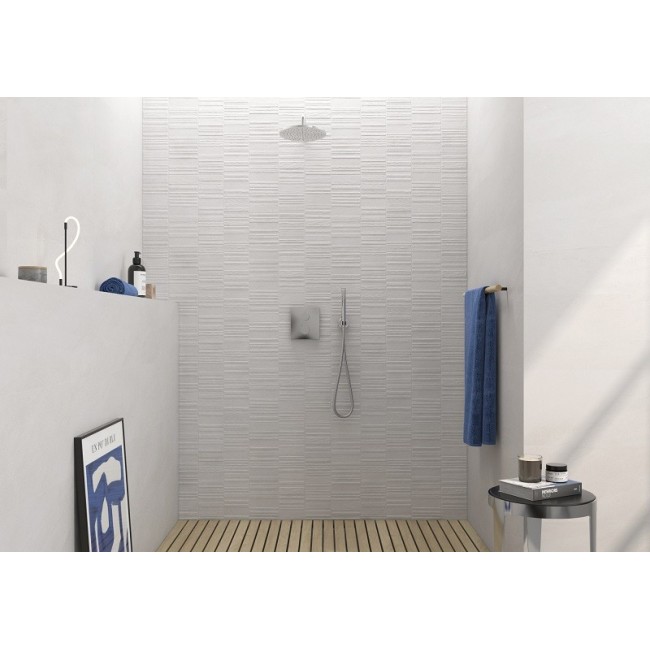 Pietra Blanco White 30x90cm Matt Rectangular Ceramic FEATURE Wall Tile