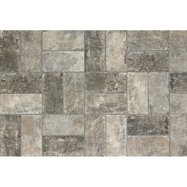 New York Wall Street Grey Brick...