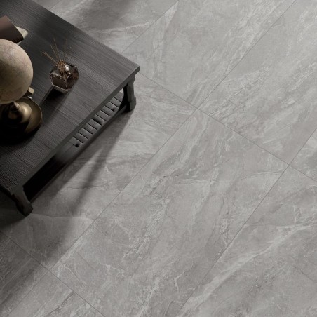 Lunar Grey 60x120 Rectangular Matt Porcelain Wall & Floor Tile