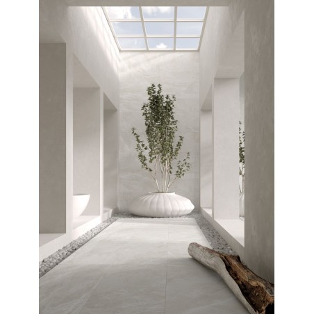 Lunar White 60x120 Rectangular Matt Porcelain Wall & Floor Tile