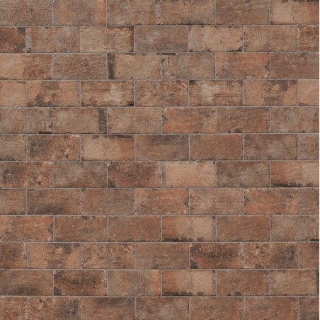 Old Chicago Beige Brick Effect 10x20cm Rectangular Matt Porcelain Wall & Floor Tile