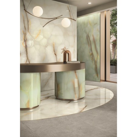 Gemstone Pure Onyx Giada Green 30x60 Rectangular Polished Porcelain