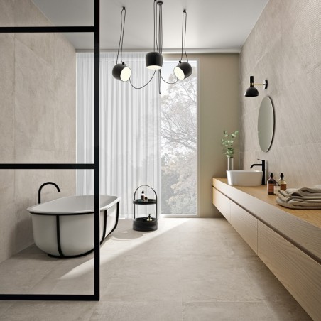 Imola Stonecrete 90x90CG RM  Beige, Grey, Square, Matt, Glazed Porcelain Floor Tile