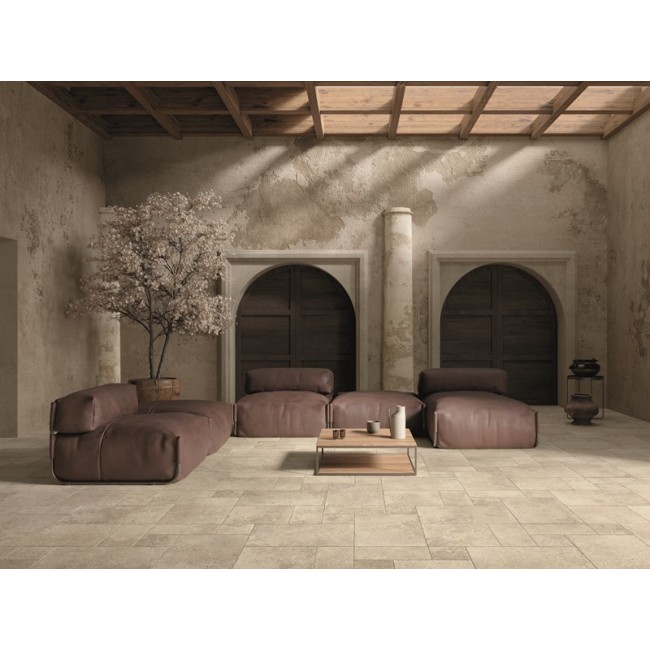 Chateaux Beige Multi-Size Porcelain Floor Tile