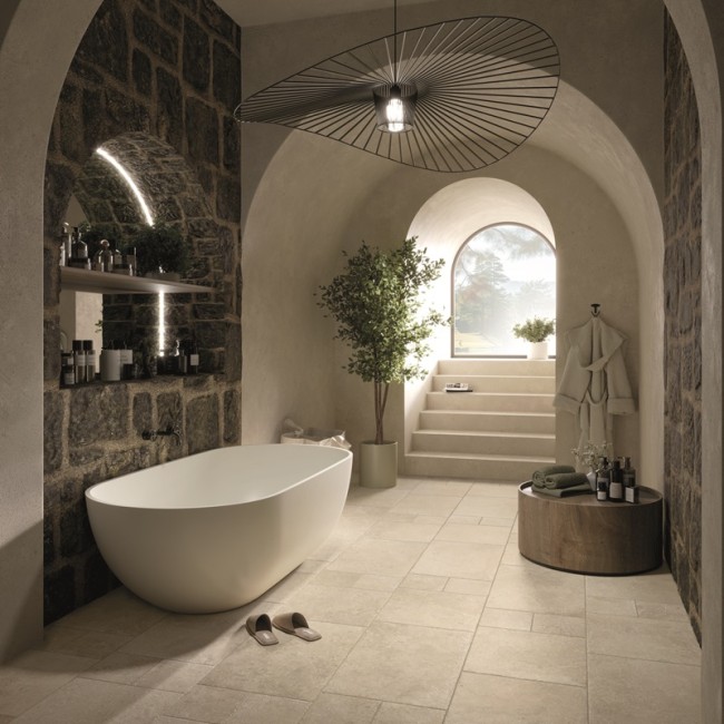 Chateaux Beige Multi-Size Porcelain...