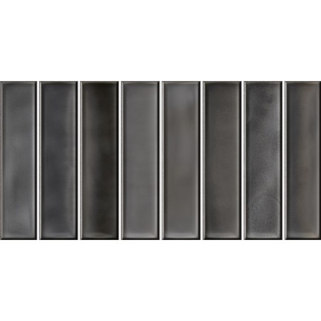 Alba Denim Blue 15x30cm Gloss Rectangular 'Kit Kat' Wall Tile