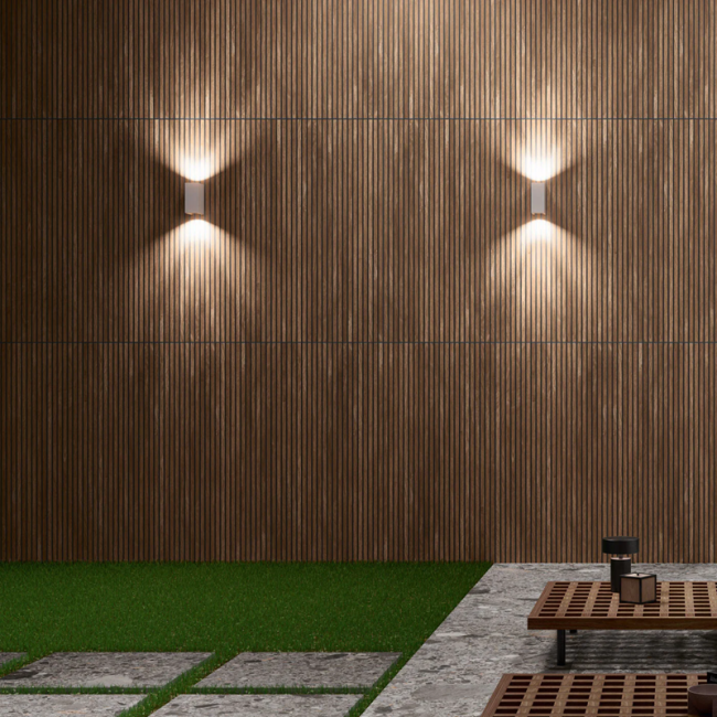 Slatwood Dark Beige 40x120 Slat Wood...