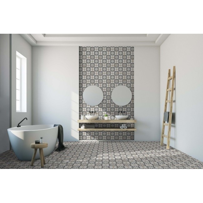 Garda Grey Vintage 22.5x22.5cm Square... Garda Grey Vintage 22.5x22.5cm Square...