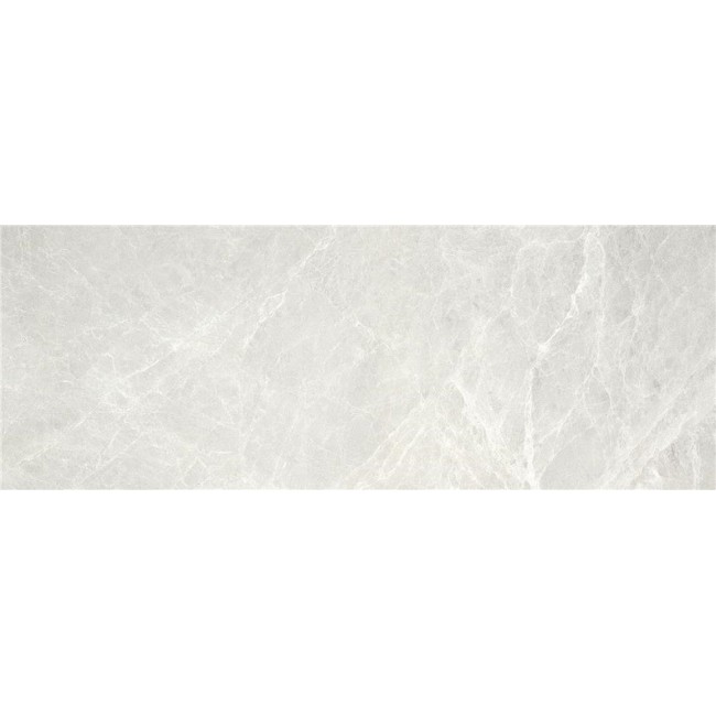 Allyn Perla Grey Gloss 33.3x90cm Rectangular Wall Tile