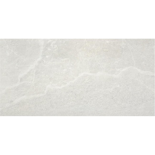 Boden White 30x60cm Rectangular Matt Porcelain Wall & Floor Tile (Anti-Slip)