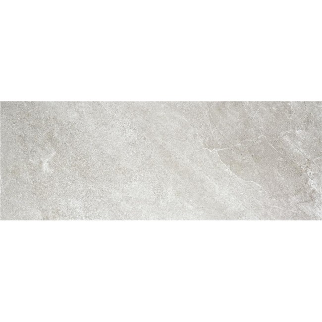 Boden Grey 33.3x90cm Rectangular Matt Ceramic Wall Tile