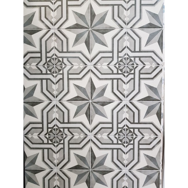 Art Nouveau Cinema Grey 20x20cm...